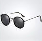 Premium Pilot Polarized Sunglasses – Unisex Metal Round Frame for Driving & Everyday Style