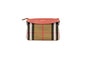 Burberry Peyton House Check Derby Cinnamon Red Grain Leather Pouch Crossbody Bag