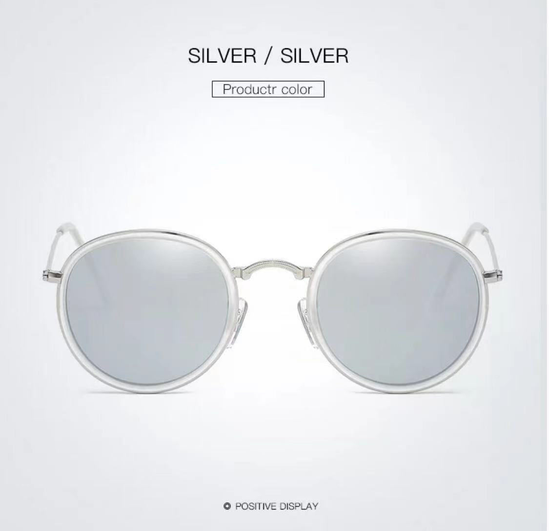 Premium Pilot Polarized Sunglasses – Unisex Metal Round Frame for Driving & Everyday Style