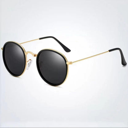 Premium Pilot Polarized Sunglasses – Unisex Metal Round Frame for Driving & Everyday Style