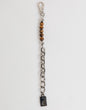 Dolce & Gabbana Silver Chain Brass Beaded Lobster Clasp Logo Men Bracelet