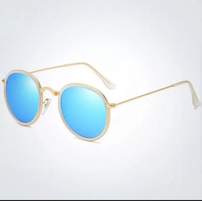 Premium Pilot Polarized Sunglasses – Unisex Metal Round Frame for Driving & Everyday Style