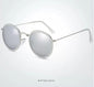Premium Pilot Polarized Sunglasses – Unisex Metal Round Frame for Driving & Everyday Style